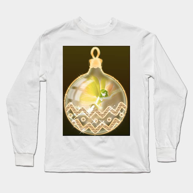 The Christmas Ball Fairy Long Sleeve T-Shirt by Kartoon